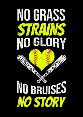 Softball No Grass Strains