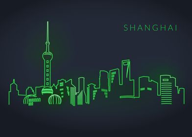 Neon Skyline Shanghai