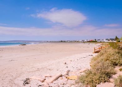 White sand coastline