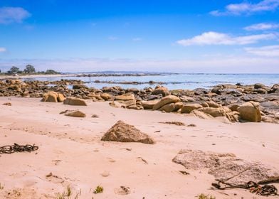 White sand coastline