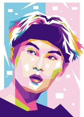 SUGA BTS POP ART