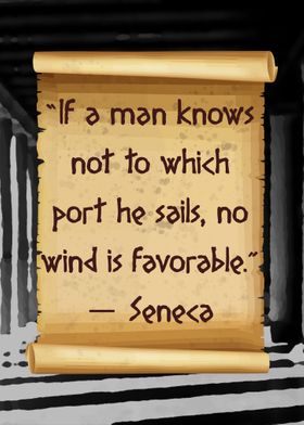 Port to sail Seneca