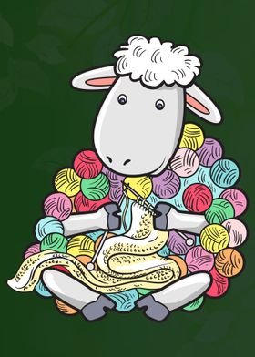 Knitting Sheep