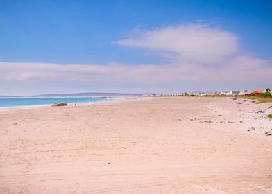 White sand coastline 