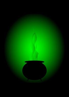 Witches Green Cauldron