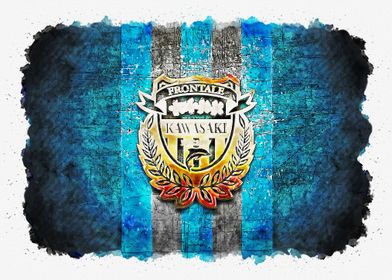 Kawasaki Frontale Fc Golde Poster By Lincoldhais Displate