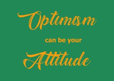 Optimism Attitude Mindset