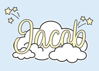 Jacob Baby Name Gift Sign