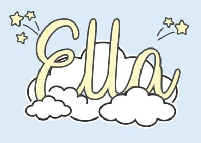 Ella Baby Name Gift Sign