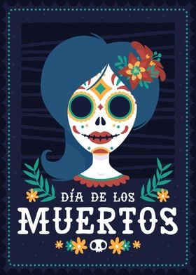 Dia de los Muertos Skull