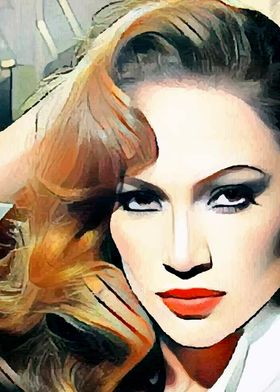 Jennifer Lopez Portrait