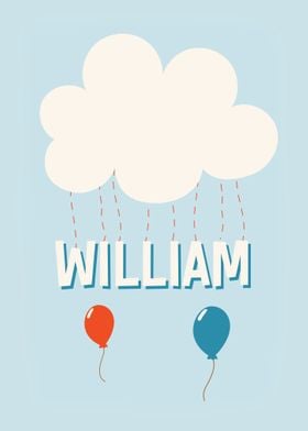 William Baby Name Sign