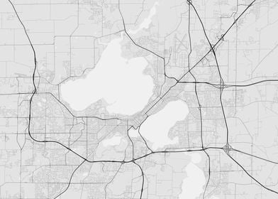 Madison USA Map