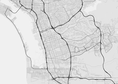 Chula Vista USA Map