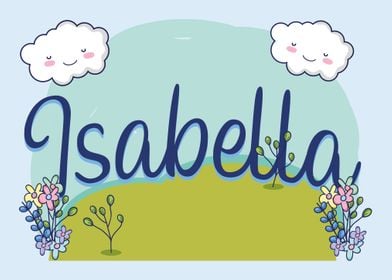 ISABELLA Baby Name Sign