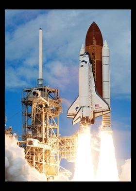 Space Shuttle Launch Galax