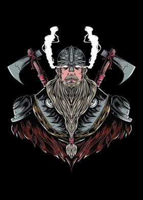 Viking Mythology Odin Axe 