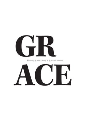 Grace Name Poster