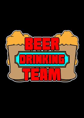 Beer drinking team