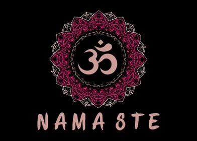 Yoga Namaste OM Symbol Zen
