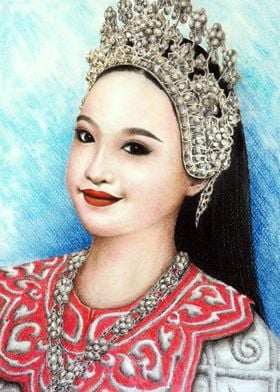 Thai traditional painted