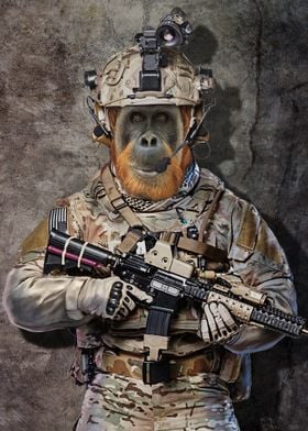 Orangutan Elite Soldier