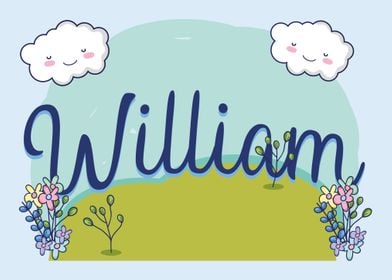 WILLIAM Baby Name Sign