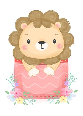 Cute lion