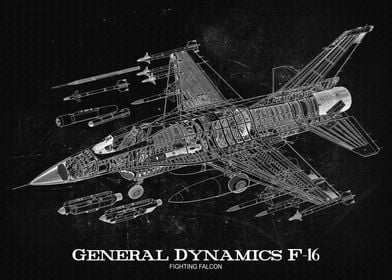 General Dynamics F16 Figh