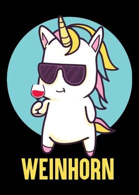 Unicorn Wine Wine Horn Win