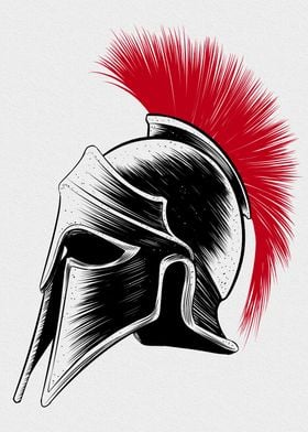 Spartan helmet