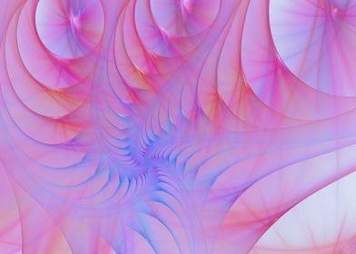 Pink Swirl  fractal art