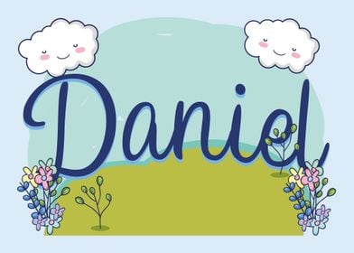 DANIEL Baby Name Sign Gift