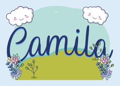 CAMILA Baby Name Sign