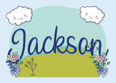 JACKSON Baby Name Sign