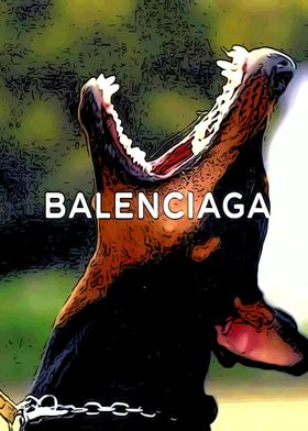 Balenciaga Dog Poster