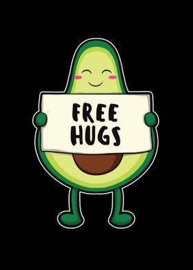 Free Hugs Avocado