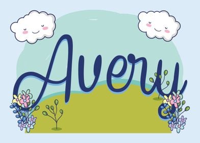 AVERY Baby Name Sign Gift