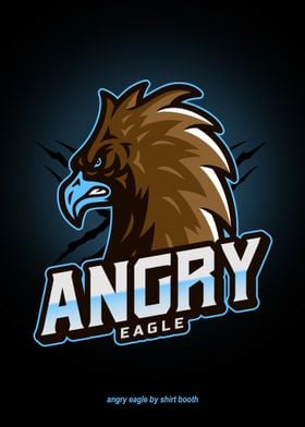 Angry Eagle Game Logo Art