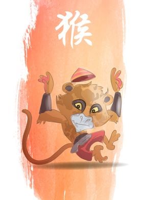 Chinese zodiac Monkey