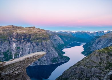 Sunrise at Trolltunga