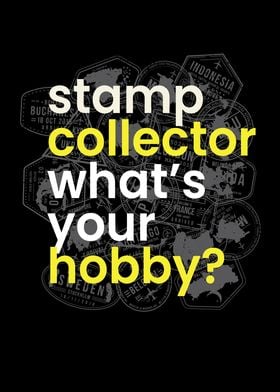 Stamp Collector Hobby