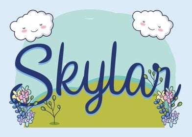 SKYLAR Baby Name Sign Gift