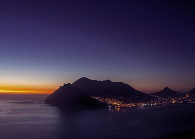 Houtbay at sunset