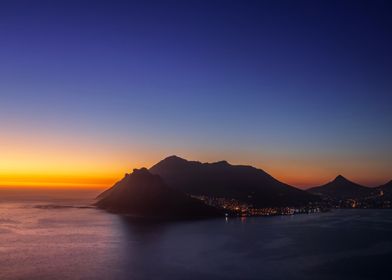 Houtbay at sunset