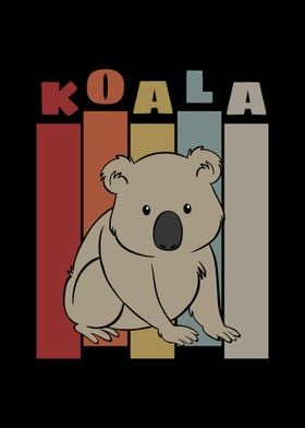 Cute Retro Koala