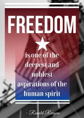 USA freedom quote