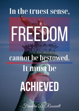 USA freedom quote