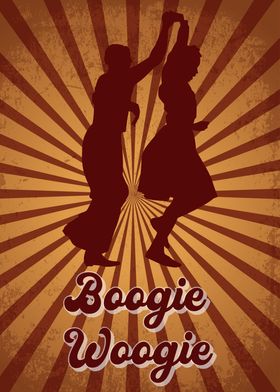 Boogie Woogie Dance Couple