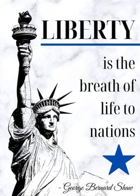 USA liberty quote